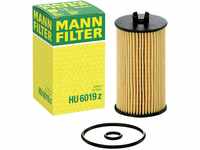 MANN-FILTER HU 6019 z Ölfilter – Ölfilter Satz mit Dichtung / Dichtungssatz...