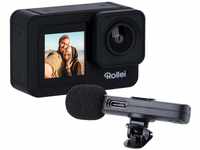 Rollei Actioncam D6Pro - 5K-Video, 2,2" IPS-Touchscreen, Wasserdichtes Gehäuse...