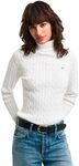 Gant Damen Stretch Cotton Cable Turtleneck Pullover (1er Pack)