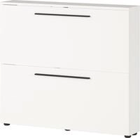 Germania Schuhschrank 2575-84 GW-Utah, in Wei&szlig;, mit Platz f&uuml;r 8 Paar Schuhe,