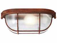 BRILLIANT Lampe Bobbi Wand- und Deckenleuchte 28cm rostfarbend | 1x A60, E27,...