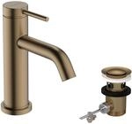 hansgrohe Tecturis S - Waschtischarmatur mit Zugstange, energiesparend...
