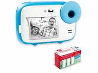 AGFA Photo Realikids Instant Cam + 3 Rollen Thermopapier, ATP3WH –...