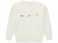 TOM TAILOR Jungen 1038363 Basic Oversized Sweatshirt mit Print, 32257-greyish...
