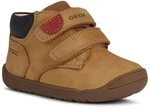 Geox Baby - Jungen B Macchia Boy Erste Schritte, Biscuit, 18 EU