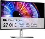 Dell U2724DE UltraSharp Thunderbolt 27 Zoll QHD (2560x1440) Monitor, 120Hz, IPS
