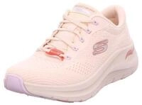 Skechers Damen Arch Fit 2.0 Big League Sports Shoes, Natural Mesh Mauve Lavender