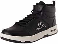 Kappa Unisex STYLECODE: 243380XL Hanbury FUR XL Sneaker, Black/White, 48 EU