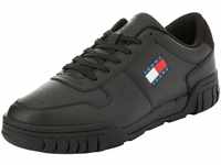 Tommy Jeans Herren Cupsole Sneaker Schuhe, Schwarz (Black), 46 EU