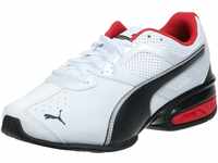PUMA Herren Tazon 6 Sneaker, White Black Silver, 44 EU
