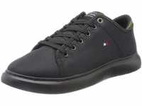 Tommy Hilfiger Herren Cupsole Sneaker Schuhe , Schwarz (Black), 40 EU