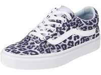 Vans Damen Ward Sneaker, Animal POP Blue Fog/White, 36.5 EU