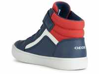 Geox Herren J GISLI Boy C Sneaker, Navy/RED, 37 EU