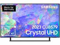 Samsung Crystal CU8579 Fernseher 50 Zoll, Dynamic Crystal Color, AirSlim Design,