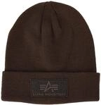 Alpha Industries VLC Beanie Klassiches Unisex Beanie Hunter Brown