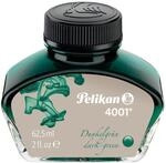 Pelikan Tintenglas Tinte 4001 Dunkelgr&uuml;n 62,5 ml, 1 Glas