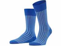FALKE Herren Socken Shadow M SO Baumwolle gemustert 1 Paar, Blau (Paris Blue...