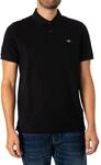 Gant Herren Reg Shield Pique Polohemd, Schwarz, L EU