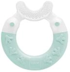 MAM Bei&szlig;ring Bite & Brush, beruhigt das Zahnfleisch, ab 3+ Monate, t&uuml;rkis