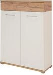 Germania 3770-513 Schuhschrank GW-Topix in Wei&szlig;/Navarra-Eiche-Nachbildung, 89 x 118
