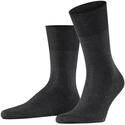 FALKE Herren Socken Firenze M So Baumwolle einfarbig 1 Paar, Grau Anthracite Melange