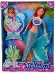 Simba 105733656 - Steffi Love Puppe Sparkle Mermaid (39 cm) - glitzernde Meerjungfrau