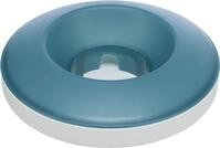 TRIXIE Slow Feeding Rocking Bowl, Kunststoff/TPR, 0,5 L/&Oslash; 23 cm, Grau/Blau -...
