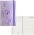 Idena 11066 - Terminkalender 2024, 90 x 140 mm, Blossom, 176 Seiten, 1 Woche auf 1
