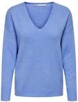 ONLY Damen Strickpullover V-Ausschnitt Sweater Onlrica Life L/S V-Neck Pullo KNT Noos