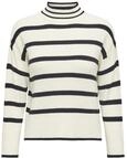 ONLY Damen Onlibi L/S Higneck Cc Knt Pullover, Whitecap Gray, L EU
