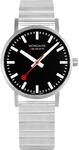 Mondaine Classic Herren Uhr analog Quarzwerk mit Edelstahl Armband A660.30314.16SBW