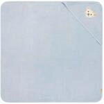 Steiff Badetuch mit Kapuze blau Celestial Blue, flauschig-weicher Frottee...