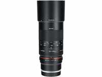 Rokinon 100mm F2.8 ED UMC Full Frame Telephoto Macro Lens for Sony E-Mount