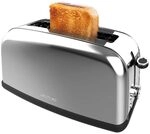 Cecotec Vertikaler Toaster 1 Langschlitz Toastin' time 850 Inox Long Lite, 850...