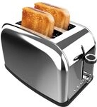 Cecotec Vertikaler Toaster 2 Kurzschlitze Toastin' time 850 Inox Lite, 850 W, 2