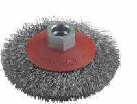 Bosch 1x PRO Steel Longlife Kegelb&uuml;rste, gewellter Draht f&uuml;r kleine...