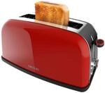 Cecotec Vertikaler Toaster Toastin' time 850 Red Long Lite, 850W Leistung, Kapazit&auml;t