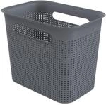 Rotho Brisen schmale Aufbewahrungsbox 7l mit 2 Griffen, Kunststoff (PP) BPA-frei,