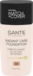 SANTE Naturkosmetik Radiant Care Foundation 04 Rose Amber, vegane Foundation mit