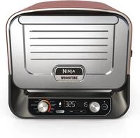Ninja Woodfire Outdoor-Ofen, 8-in-1-Pizza- Ofen, BBQ-Smoker mit Bratrost,