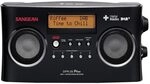 Sangean DPR-25+ Tragbares Digital-Radio (LCD-Display, DAB+, FM-RDS, LED) schwarz