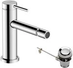 hansgrohe Tecturis S - Bidetarmatur mit Zugstange, Bidetmischer mit Auslauf...