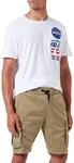Alpha Industries Cotton Twill Jogger Short Short f&uuml;r Herren Olive
