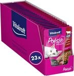 Vitakraft Po&eacute;sie D&eacute;lice, Nassfutter Katze, Katzennassfutter in Sauce, mit...