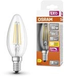 Osram LED SuperStar Classic B60 Dimmbare LED Lampe f&uuml;r E14 Sockel, Kerzenform, FIL,