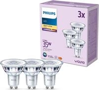 Philips LED Lampe ersetzt 35W, GU10 Reflektor, warmwei&szlig;es Licht (2700K), 255...