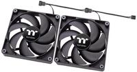 Thermaltake CT140 PC Cooling Fan | 2 Pack, Schwarz