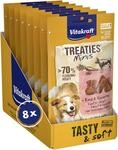 Vitakraft Treaties Minis, Hundeleckerli, weicher Hundesnack gef&uuml;llt mit Rind und