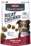 animonda GranCarno Meat Chunks Rind pur (80g), purer Fleisch Premium Hundesnack...