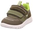 Superfit SPORT7 Mini Sneaker, Gr&uuml;n/Hellgr&uuml;n 7000, 21 EU Weit